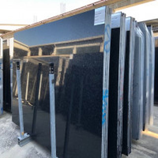 Angola Black granite worktop slab