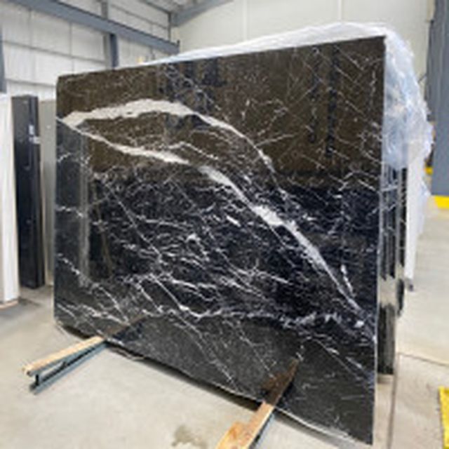 Nero Marquina marble worktop slab