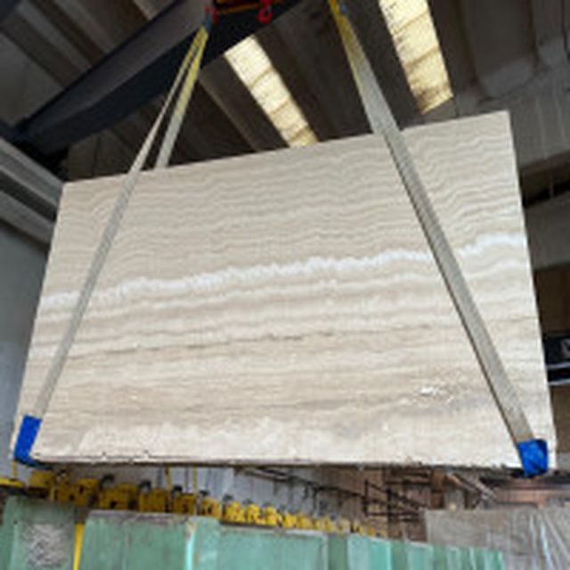 Travertine Romano marble worktop slab
